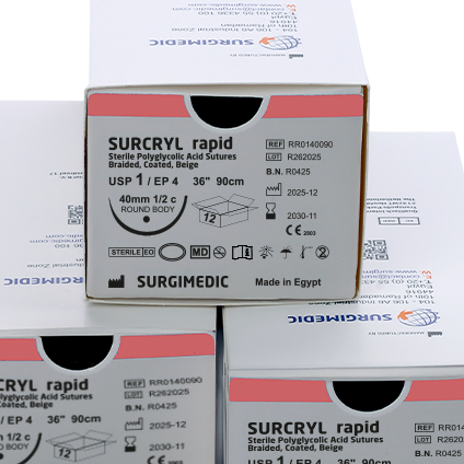 SURCRYL RAPID absorbable sutures
